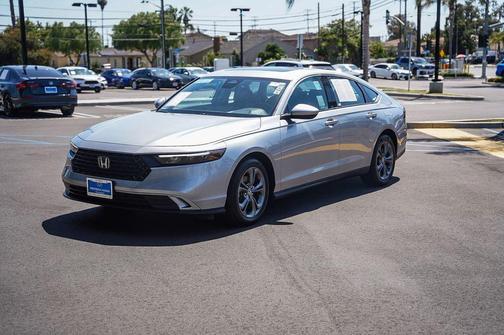 Solar Silver Metallic 2024 Honda Accord EX 1.5T