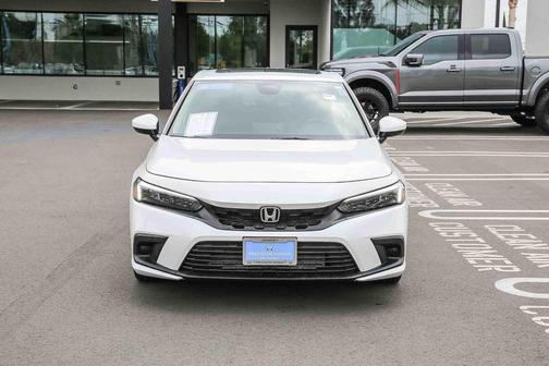 Platinum White Pearl 2023 Honda Civic EX-L