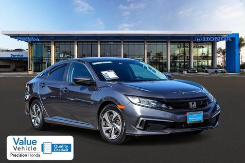 Modern Steel Metallic 2019 Honda Civic LX
