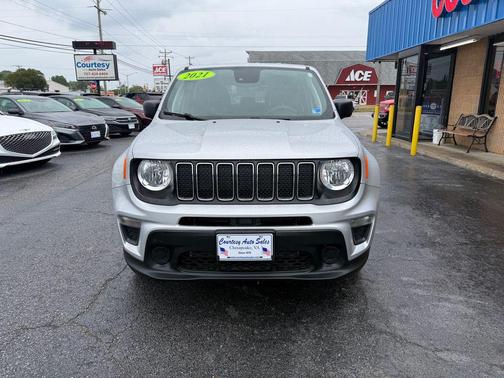 Glacier Metallic Clearcoat 2021 Jeep Renegade Sport