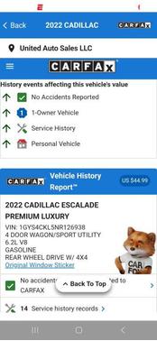 2022 Cadillac Escalade ESV Sport