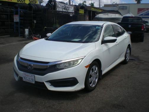 Taffeta White 2017 Honda Civic LX