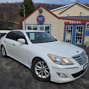 White Satin Pearl 2013 Hyundai Genesis 3.8