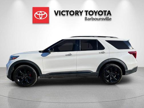 Star White Metallic Tri-Coat 2024 Ford Explorer ST