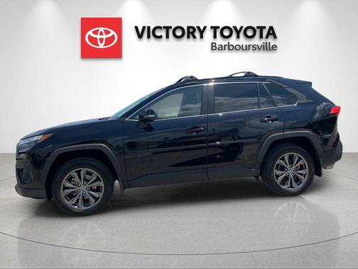 Midnight Black Metallic 2025 Toyota RAV4 Hybrid XLE Premium