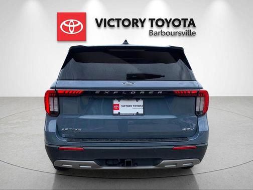 Vapor Blue Metallic 2025 Ford Explorer Active