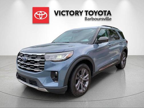 Vapor Blue Metallic 2025 Ford Explorer Active