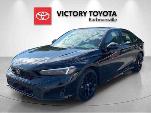 Crystal Black Pearl 2026 Honda Civic Hybrid Sport Touring