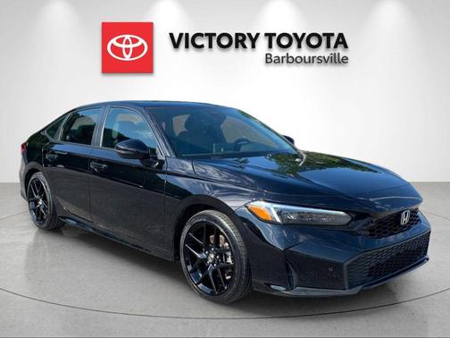 Crystal Black Pearl 2026 Honda Civic Hybrid Sport Touring