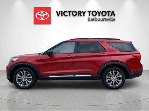 Rapid Red Metallic Tinted Clearcoat 2023 Ford Explorer XLT