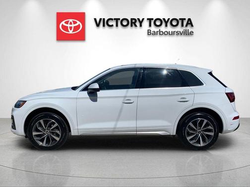 Glacier White 2021 Audi Q5 45 Premium