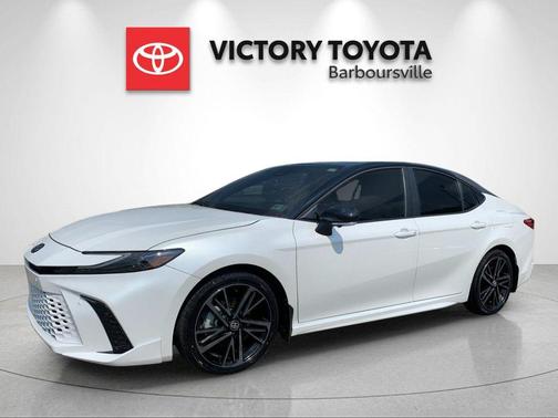 Midnight Black Metallic 2025 Toyota Camry XSE