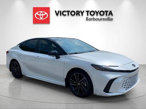 Midnight Black Metallic 2025 Toyota Camry XSE