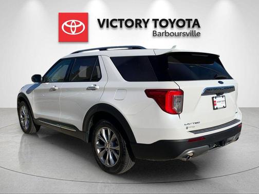 Star White Metallic Tri-Coat 2023 Ford Explorer Limited
