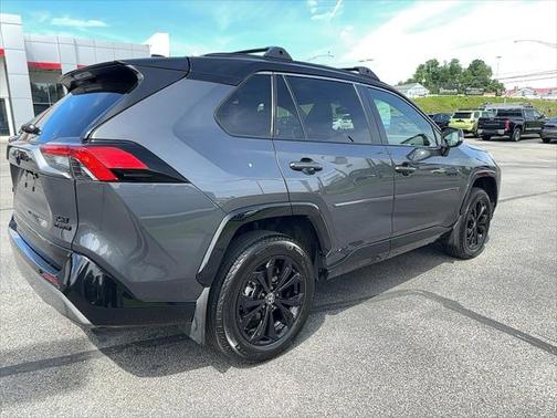 Magnetic Gray Metallic/Midnight Black Metallic 2024 Toyota RAV4 Hybrid SE