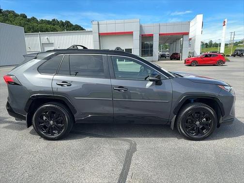 Magnetic Gray Metallic/Midnight Black Metallic 2024 Toyota RAV4 Hybrid SE