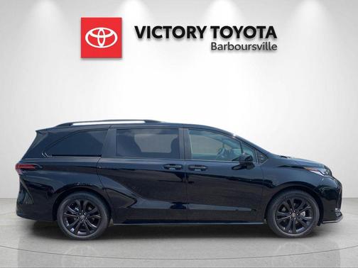 Midnight Black 2026 Toyota Sienna XSE 7 Passenger