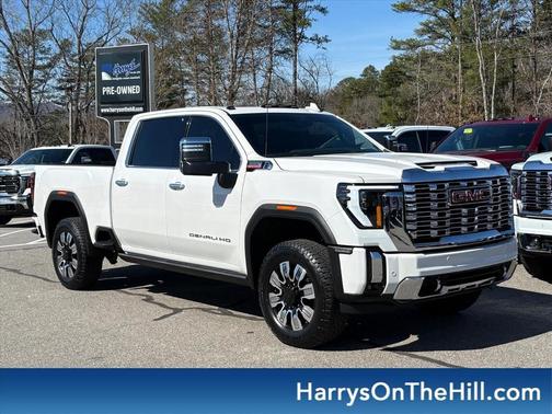 White Frost Tricoat 2025 GMC Sierra 3500 Denali