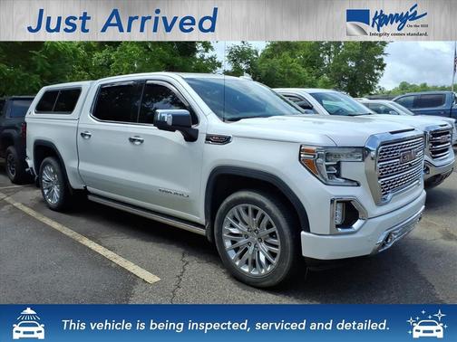 White Frost Tricoat 2019 GMC Sierra 1500 Denali