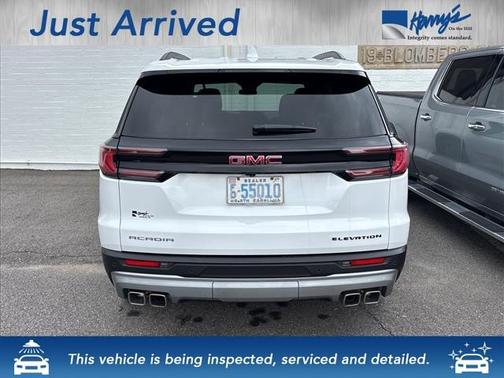 Summit White 2025 GMC Acadia Elevation