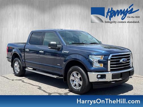 Blue 2017 Ford F-150 XLT
