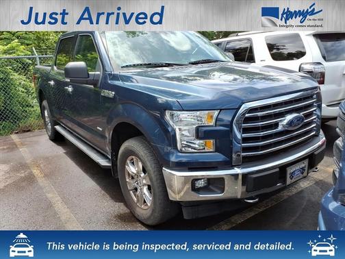 Blue 2017 Ford F-150 XLT