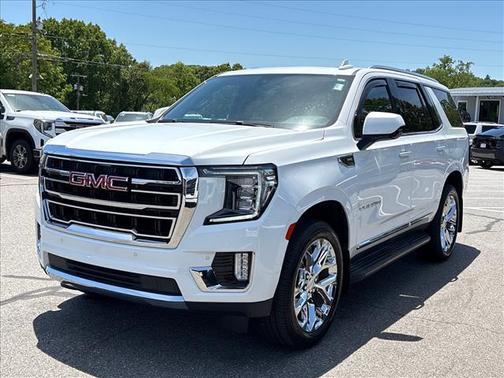 Summit White 2021 GMC Yukon SLT