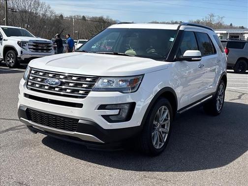White Platinum Metallic Tri-Coat 2016 Ford Explorer Limited
