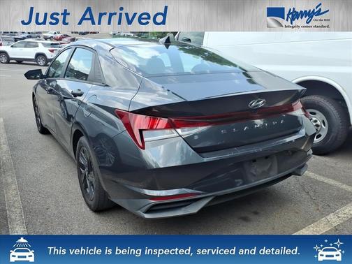 Portofino Gray 2021 Hyundai ELANTRA SEL
