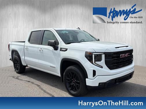 Summit White 2025 GMC Sierra 1500 Elevation