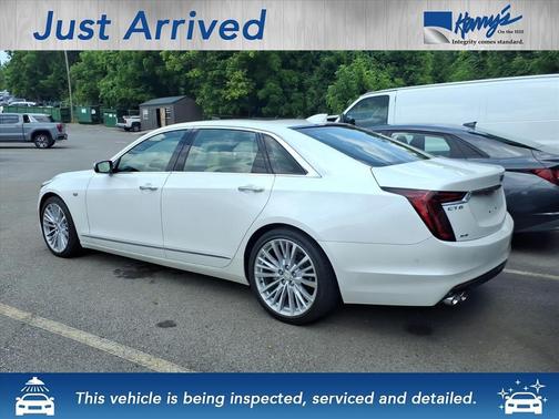 Crystal White Tricoat 2020 Cadillac CT6 3.6L Luxury