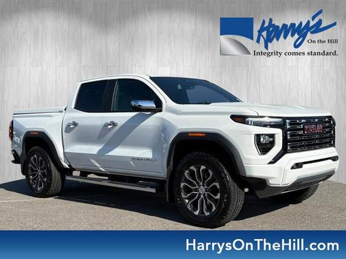 Summit White 2025 GMC Canyon Denali