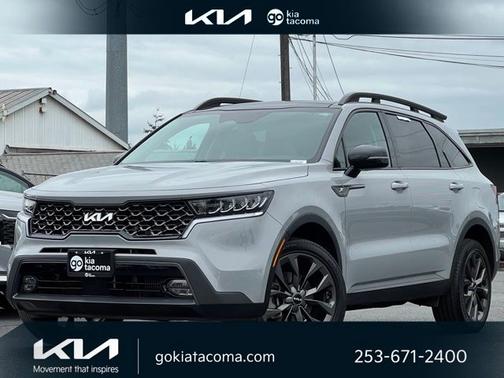 Gray 2023 Kia Sorento X-Line EX