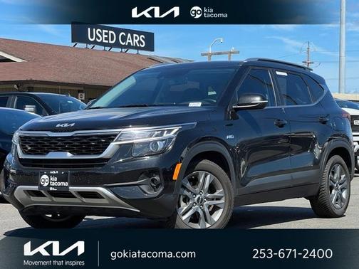 Cherry Black 2022 Kia Seltos S