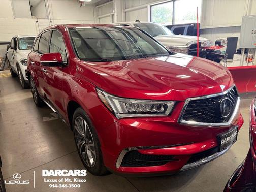 Valencia Red Pearl 2020 Acura MDX 3.5L w/Technology Package
