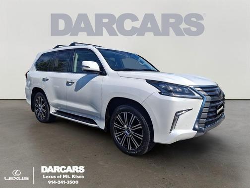 Eminent White Pearl 2021 Lexus LX 570 Three-Row