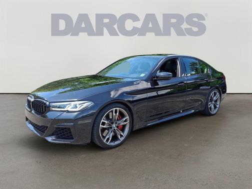Black Sapphire Metallic 2021 BMW M550 i Xdrive