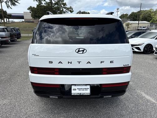 Serenity White 2027 Hyundai SANTA FE HEV Calligraphy