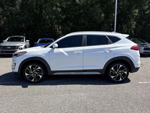 Dazzling White 2019 Hyundai TUCSON Sport