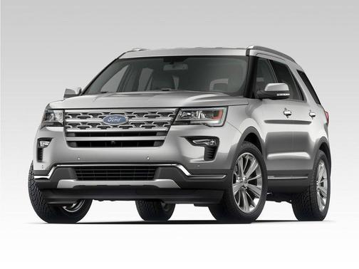 White Platinum 2018 Ford Explorer Sport