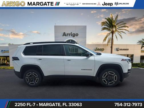 Bright White Clearcoat 2026 Jeep Cherokee Limited