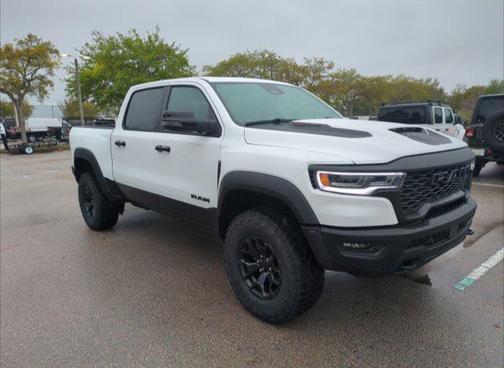 Bright White Clearcoat 2026 RAM 1500 RHO Crew Cab 4x4 5'7' Box