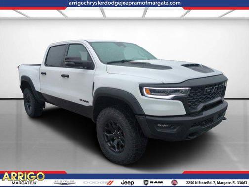 Bright White Clearcoat 2026 RAM 1500 RHO Crew Cab 4x4 5'7' Box