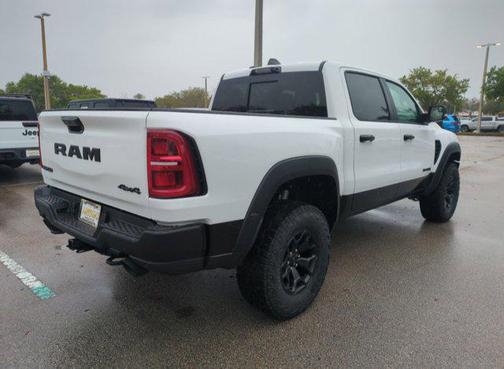 Bright White Clearcoat 2026 RAM 1500 RHO Crew Cab 4x4 5'7' Box