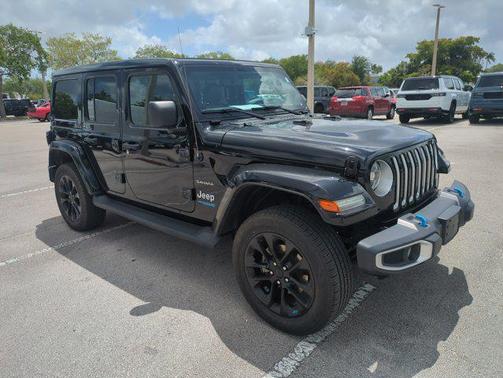 Black Clearcoat 2022 Jeep Wrangler Unlimited 4xe Sahara