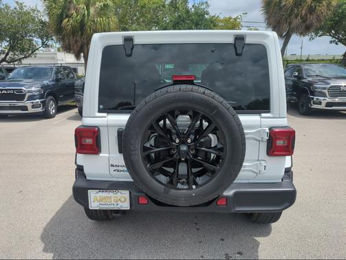 Bright White Clearcoat 2025 Jeep Wrangler 4xe Sahara