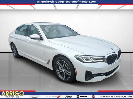 Mineral White Metallic 2021 BMW 530 530i