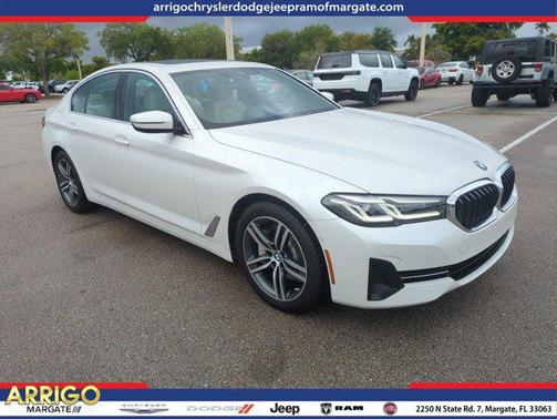 Mineral White Metallic 2021 BMW 530 530i