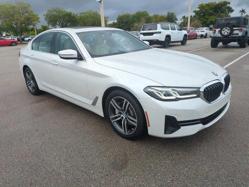 Mineral White Metallic 2021 BMW 530 530i
