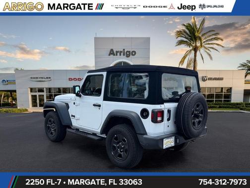 Bright White Clearcoat 2024 Jeep Wrangler Sport